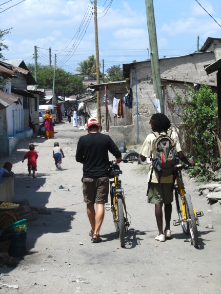Paul on the bike tour