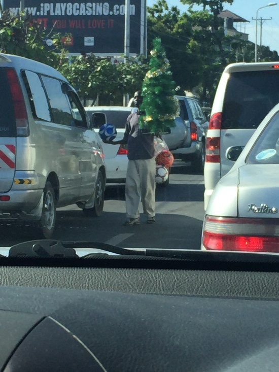 You can get some shopping done while waiting in traffic. 